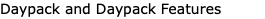 Daypack and Daypack Features