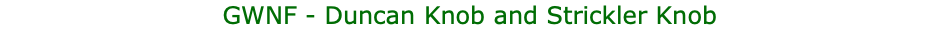 GWNF - Duncan Knob and Strickler Knob